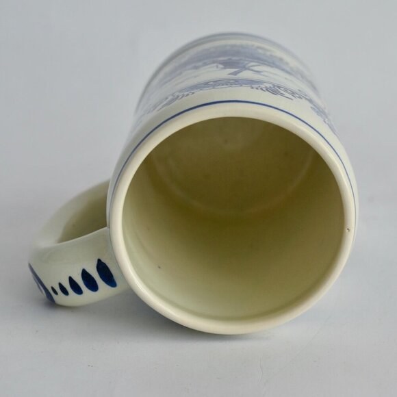 Delft Blue Handpainted Holland Beer Mug Vintage - Picture 7 of 8